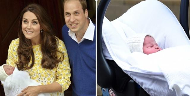 Kate, William a malá Charlotte